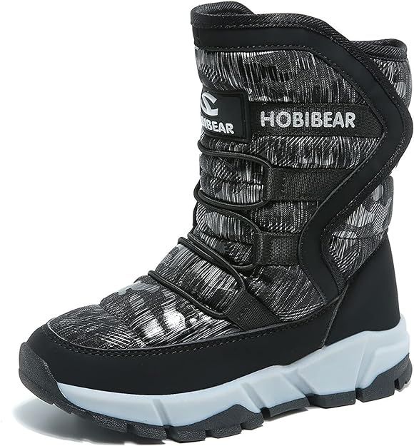 GUBARUN Boys Snow Boots Winter Waterproof Slip Resistant Cold Weather Shoes (Toddler/Little Kid/B... | Amazon (US)