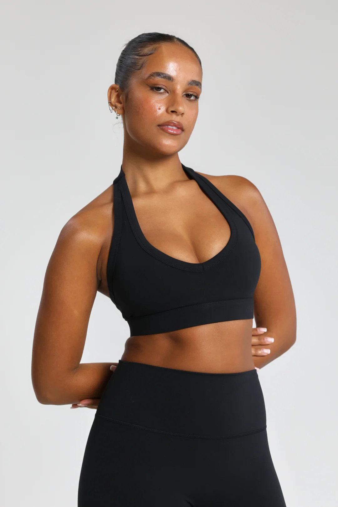 Black Halter Crop | All for Mimi