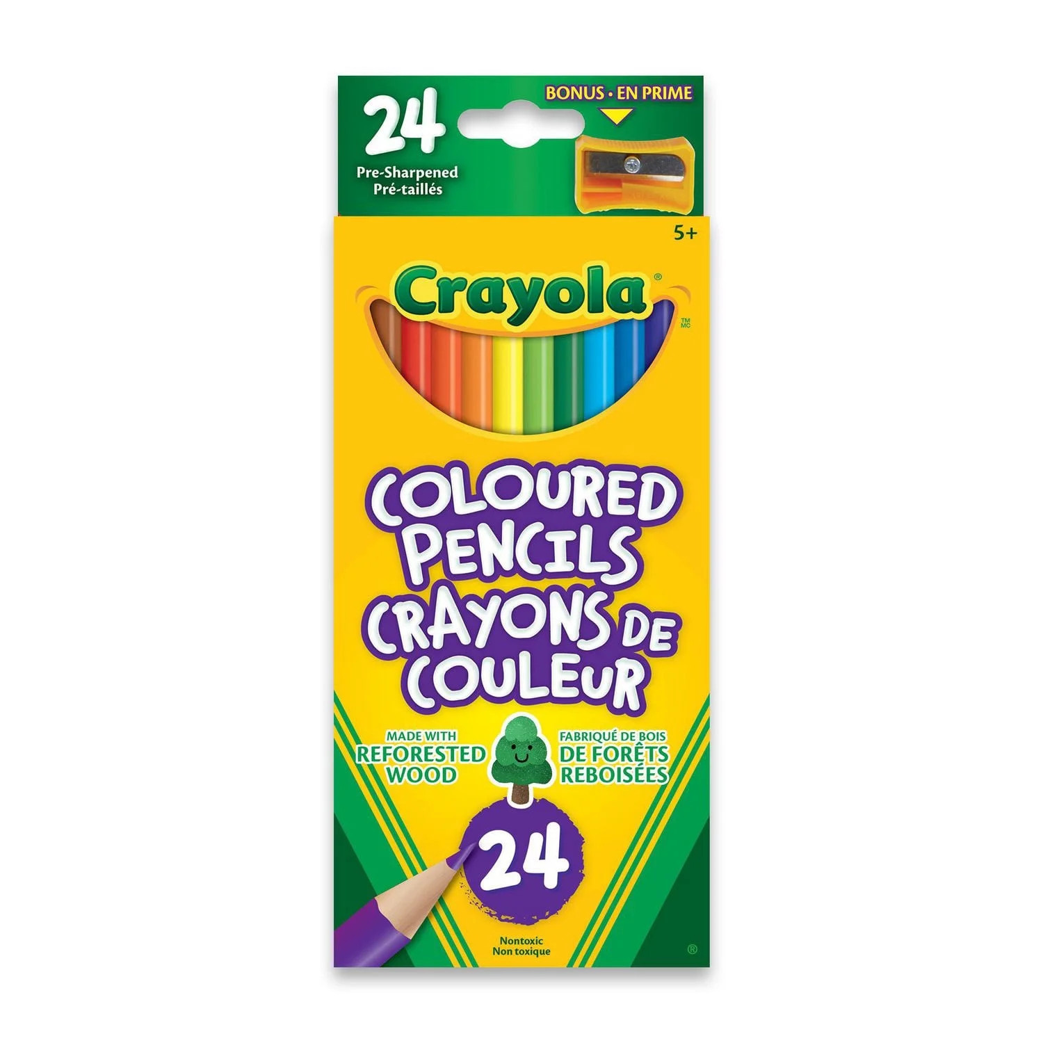 Crayola Coloured Pencils, 24 Count, 24 COLOURED PENCILS | Walmart (CA)