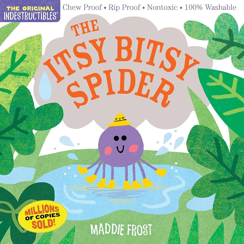 Indestructibles: The Itsy Bitsy Spider: Chew Proof · Rip Proof · Nontoxic · 100% Washable (Boo... | Amazon (US)