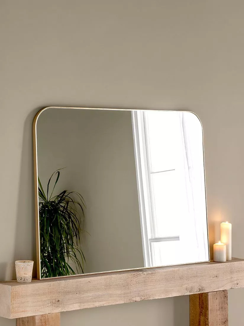 Yearn Larvik Overmantle Wall Mirror, 80 x 110cm | John Lewis (UK)