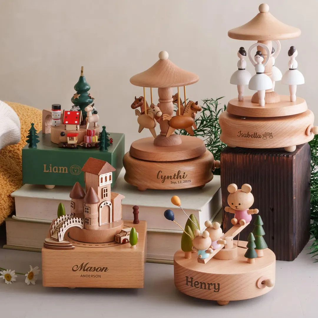 Personalized Wooden Train Music Box, Mothers Day Gift, Keepsake Gift for Kids, Baby Shower Gift, ... | Etsy (US)