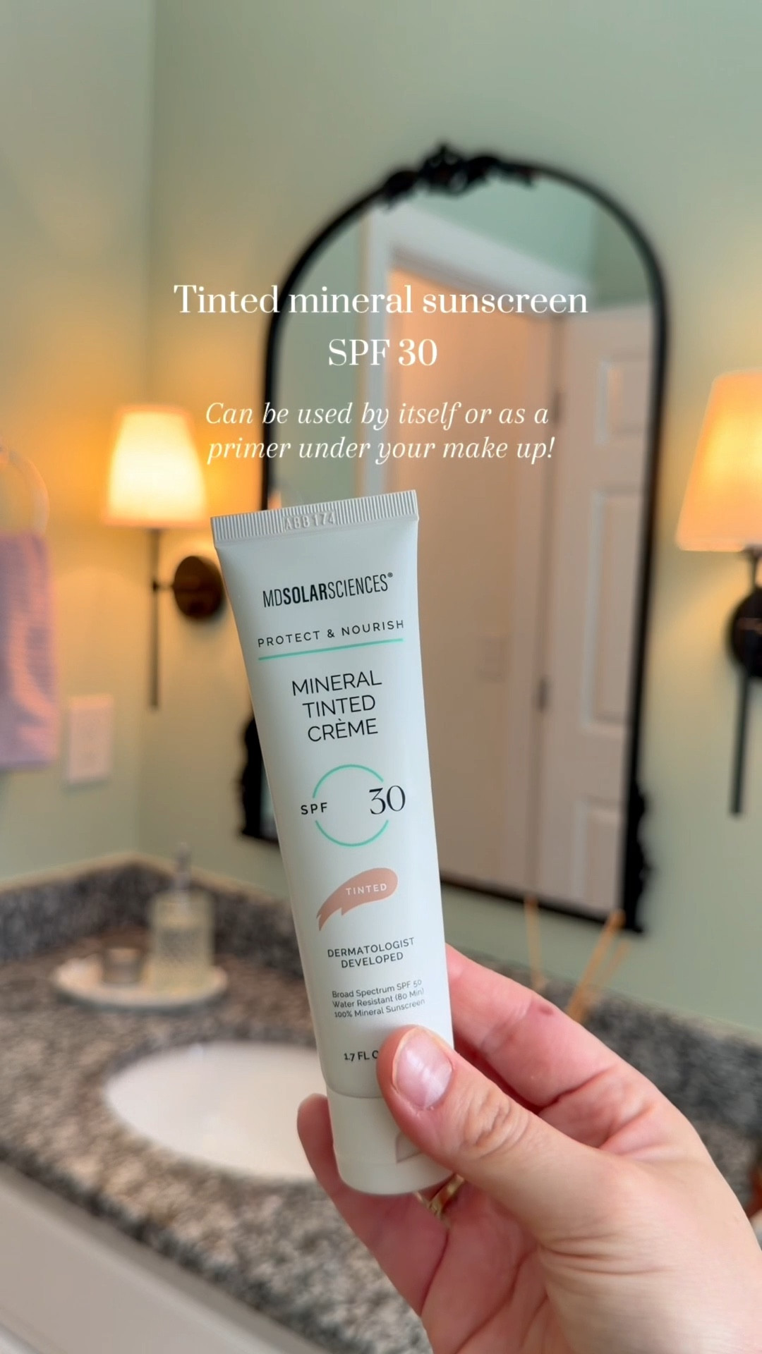 I have been loving this tinted sunscreen from MDSolarSciences! ☀️ it’s lightweight, so smooth on my skin and a mineral based sunscreen. Perfect for daily wear! 

#LTKdayinmylife #LTKselfcare #LTKmomlife