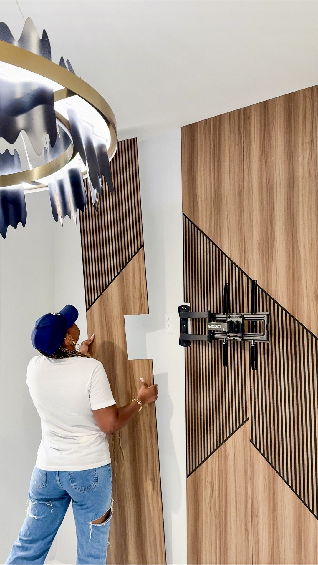 Empty walls hate to see me coming 😆 Renter friendly!
This wall panels are the perfect accent to elevate any empty wall. Super easy to install, sturdy & self adhesive. I thought to use a nail gun just to ensure it stays forever but it comes with an adhesive which is absolutely Renter friendly 💯
Hope you’re inspired ❤️

#LTKSeasonal #LTKActive #LTKU