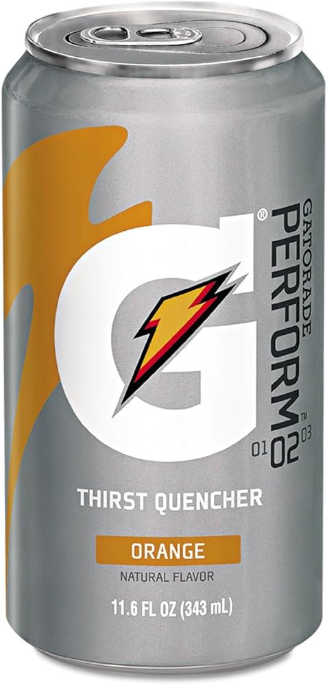 Gatorade Thirst Quencher, 24 Count, 11.6 oz Cans, Orange, 278.4 Fl Oz (Pack of 24) | Amazon (US)