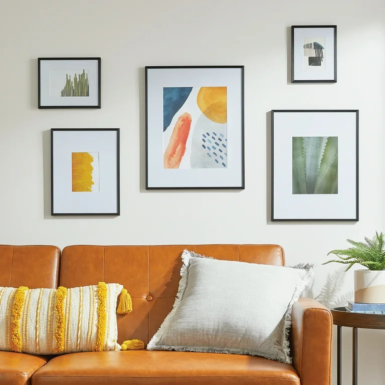 Better Homes & Gardens 7x9 Matted to 4x6 Black Wall Picture Frame - Walmart.com | Walmart (US)