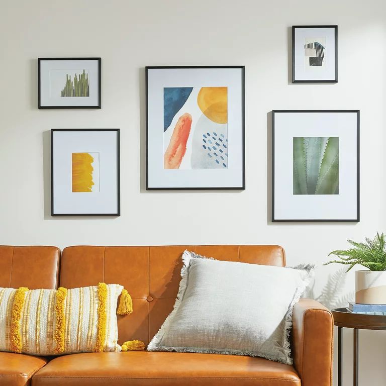 Better Homes & Gardens 8x10 Matted to 5x7 Black Wall Picture Frame - Walmart.com | Walmart (US)