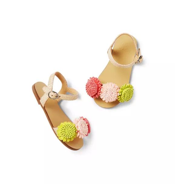 Flower Woven Sandals | Janie and Jack