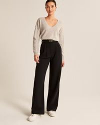 A&F Sloane Tailored Pant | Abercrombie & Fitch (US)