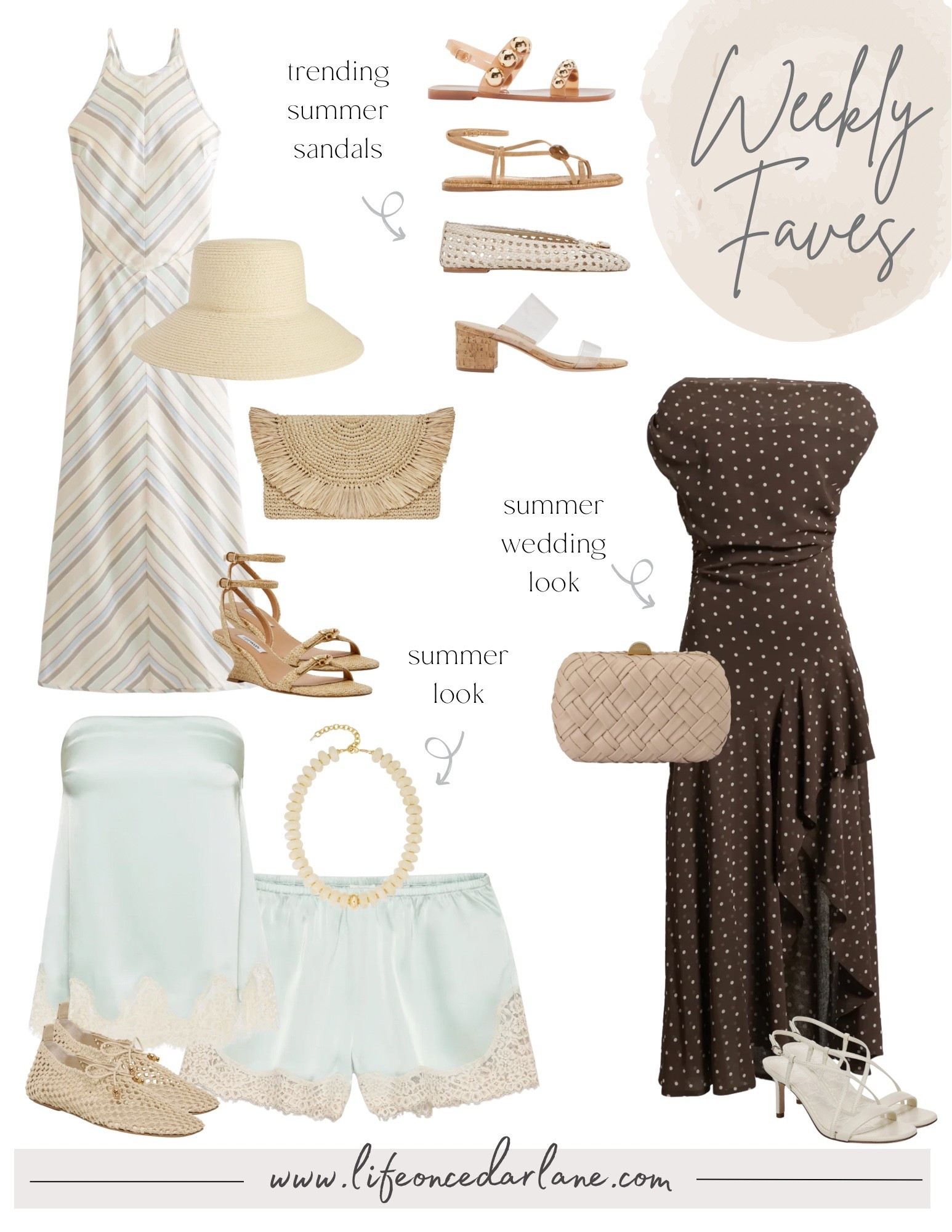 Weekly Faves- check out what we are loving! From new arrivals, sales, fashion and more! Loving this  Nordstrom summer wedding look, Zara summer set & pretty summer dress!

#LTKOver40 #LTKSaleAlert #LTKmomlife