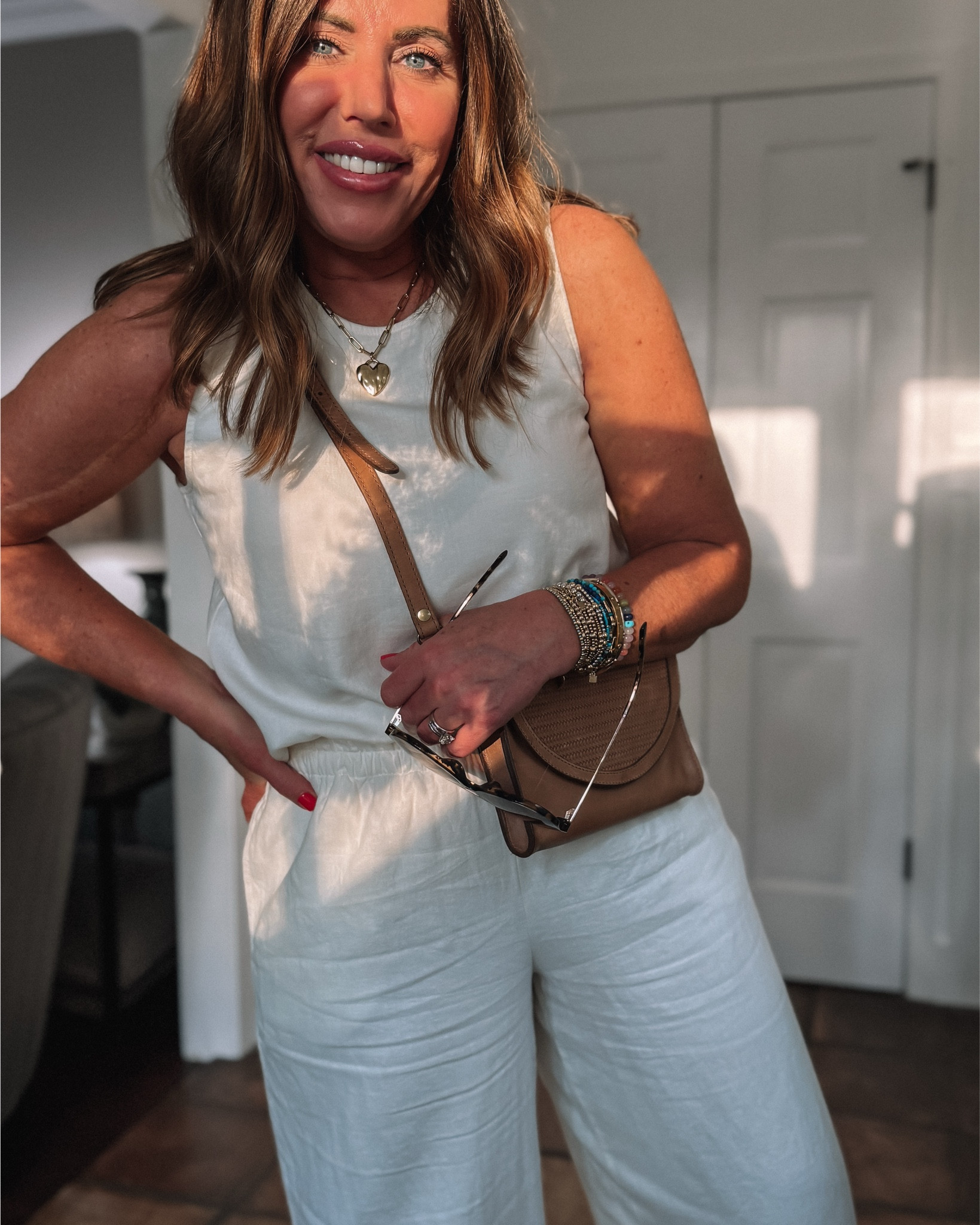 the best linen matching separates from @zsupplyclothing 

perfect for vacation and More!
￼
Fully lined and so comfortable! I’m wearing a medium in both pieces. They come in a few other colors as well as knit textured knit and denim knit. ￼


Cropped denim knit jacket is the perfect layering piece for spring and summer so comfortable and versatile. I sized up to a large for an oversized fit ￼

#LTKootd #LTKTravel #LTKOver40