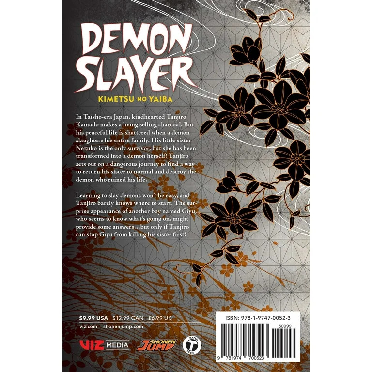 Demon Slayer: Kimetsu No Yaiba, Vol. 1 (Paperback) | Walmart (US)