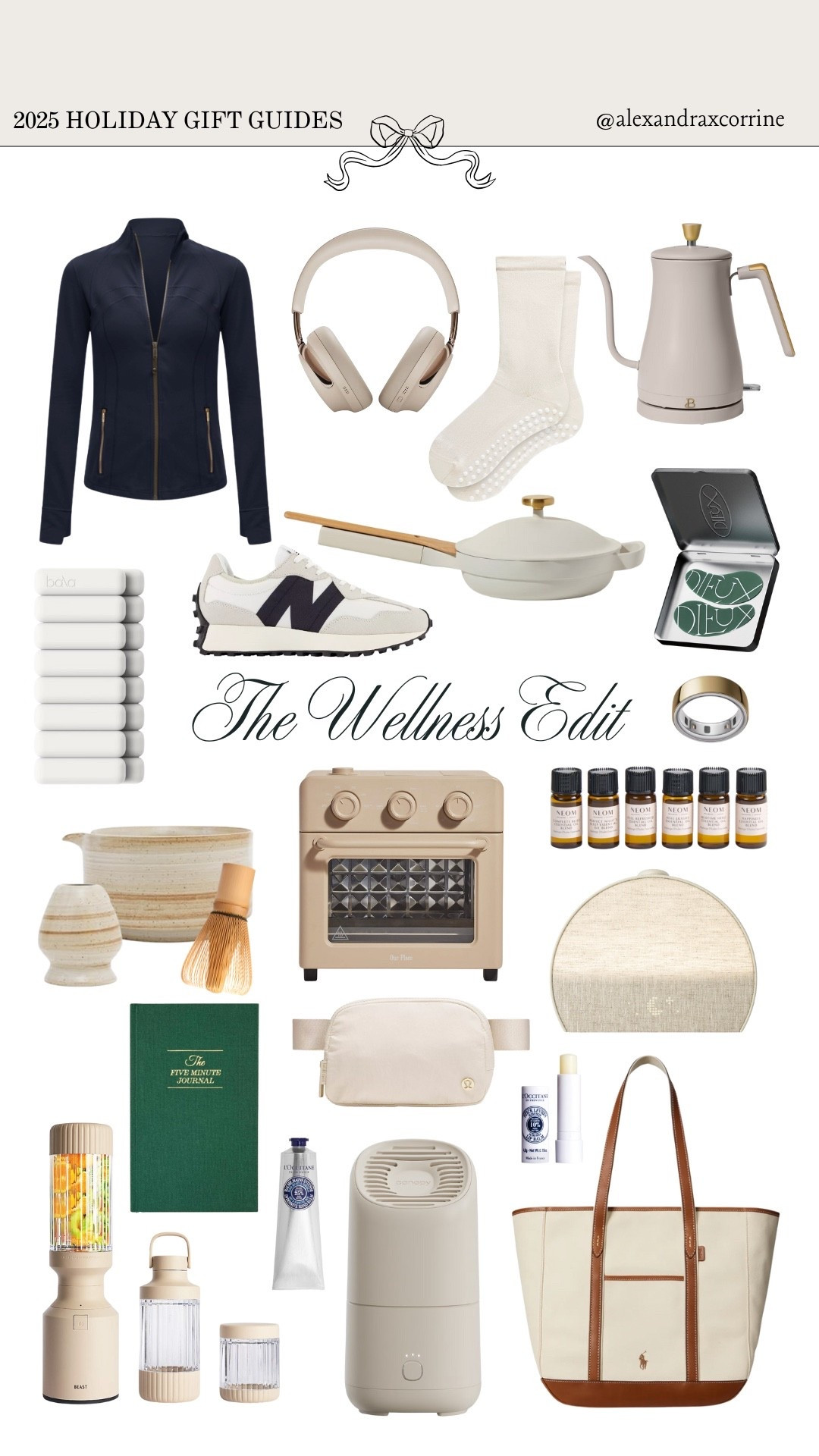 The 2025 holiday gift guides curated by Alexandra Corrine: The wellness edit 🍵 

Gift guide, holiday, Christmas gift ideas, gift ideas, wishlist, present, gift inspiration, holiday shopping, wellness, health, Pilates girl, active

#LTKHoliday #LTKGiftGuide