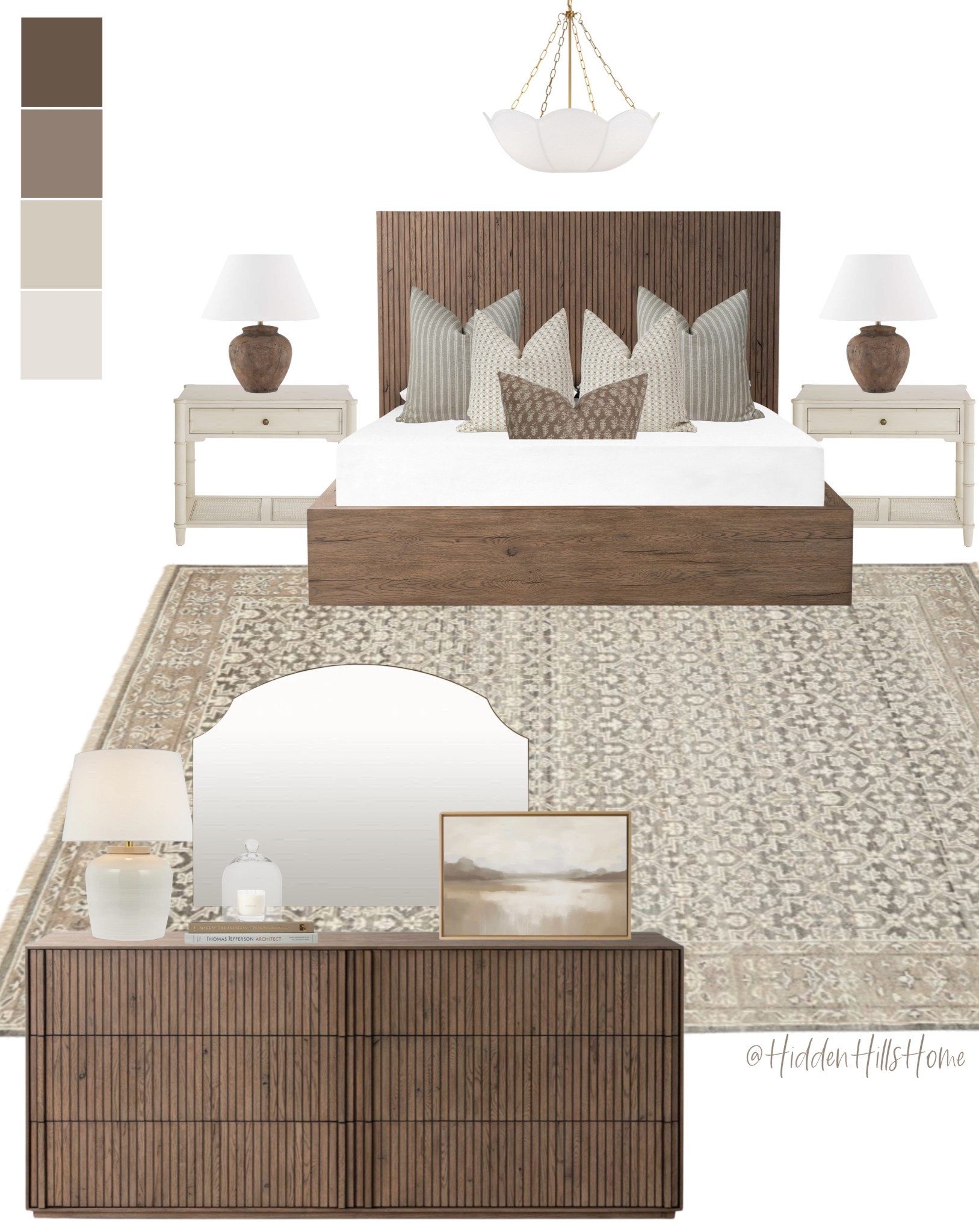 Master bedroom decor ideas, bedroom design, home decor, bedding, neutral bedroom decor, bedroom dresser, nightstands, bedroom mood board 

#LTKHome #LTKSeasonal #LTKSaleAlert