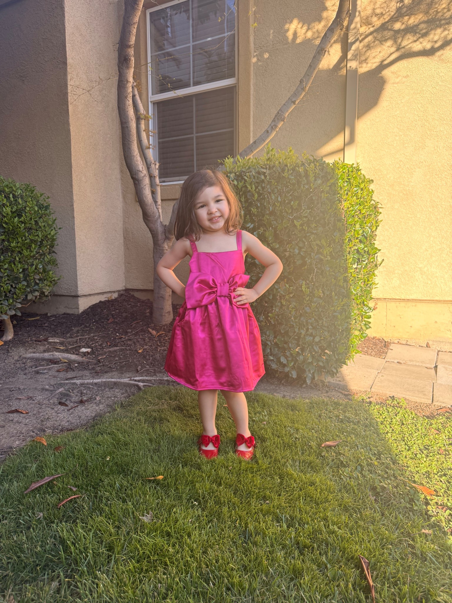 Satin bow dress

#LTKootd #LTKmomlife #LTKKids