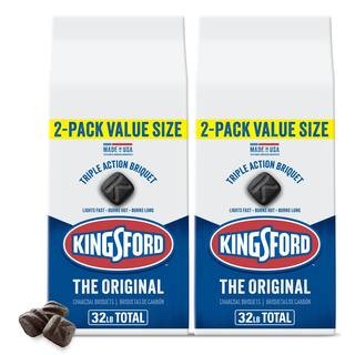 Kingsford 16 lbs. Original BBQ Smoker Charcoal Grilling Briquettes (2-Pack) 10044600604876 - The ... | The Home Depot