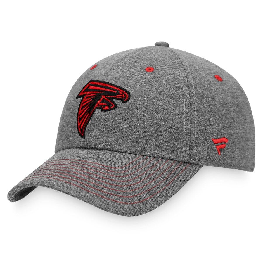 Atlanta Falcons Fanatics Branded Fleet Adjustable Hat - Heathered Charcoal | Fanatics
