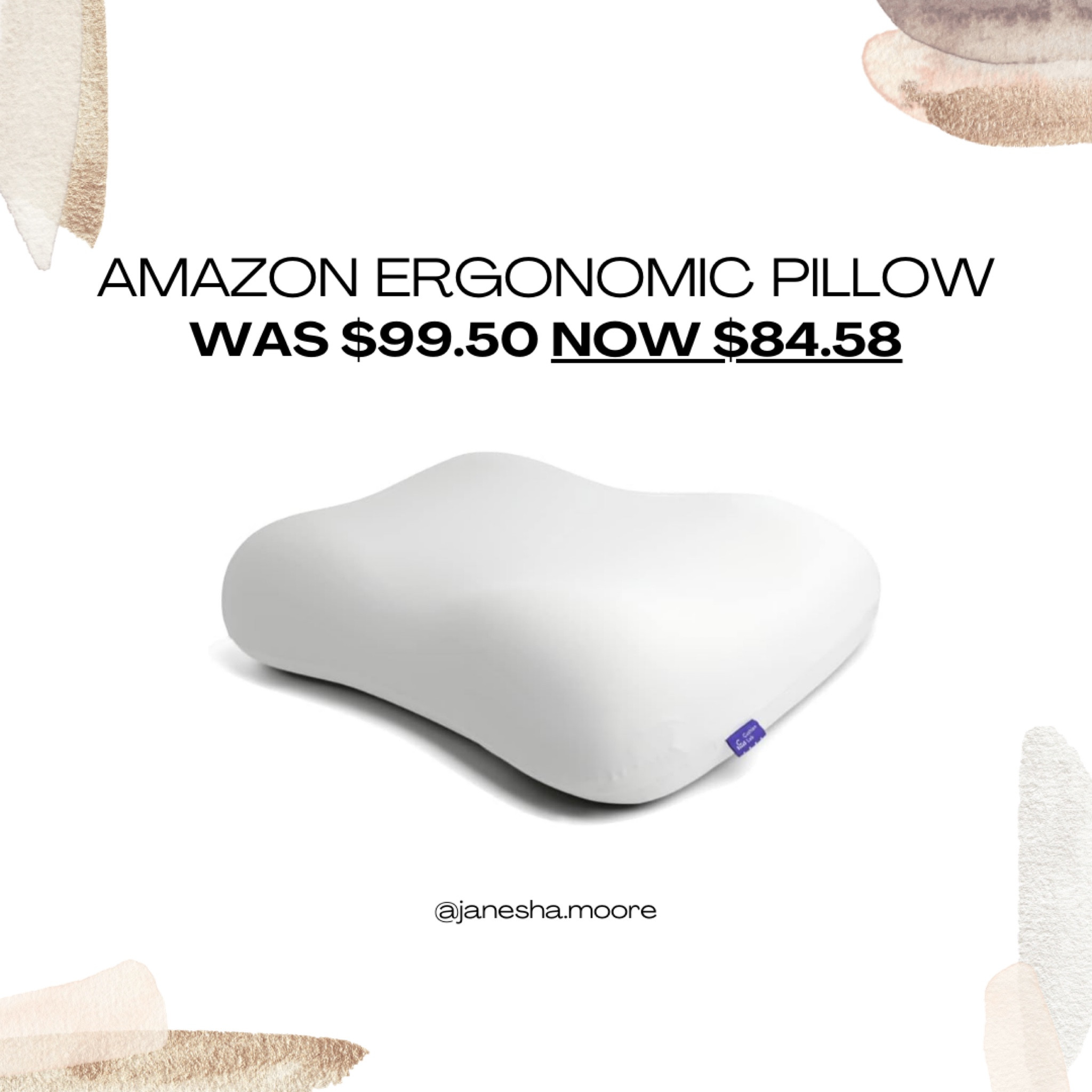 Amazon Ergonomic Pillow | WAS $99.50 NOW $84.58

#LTKhome #LTKsalealert