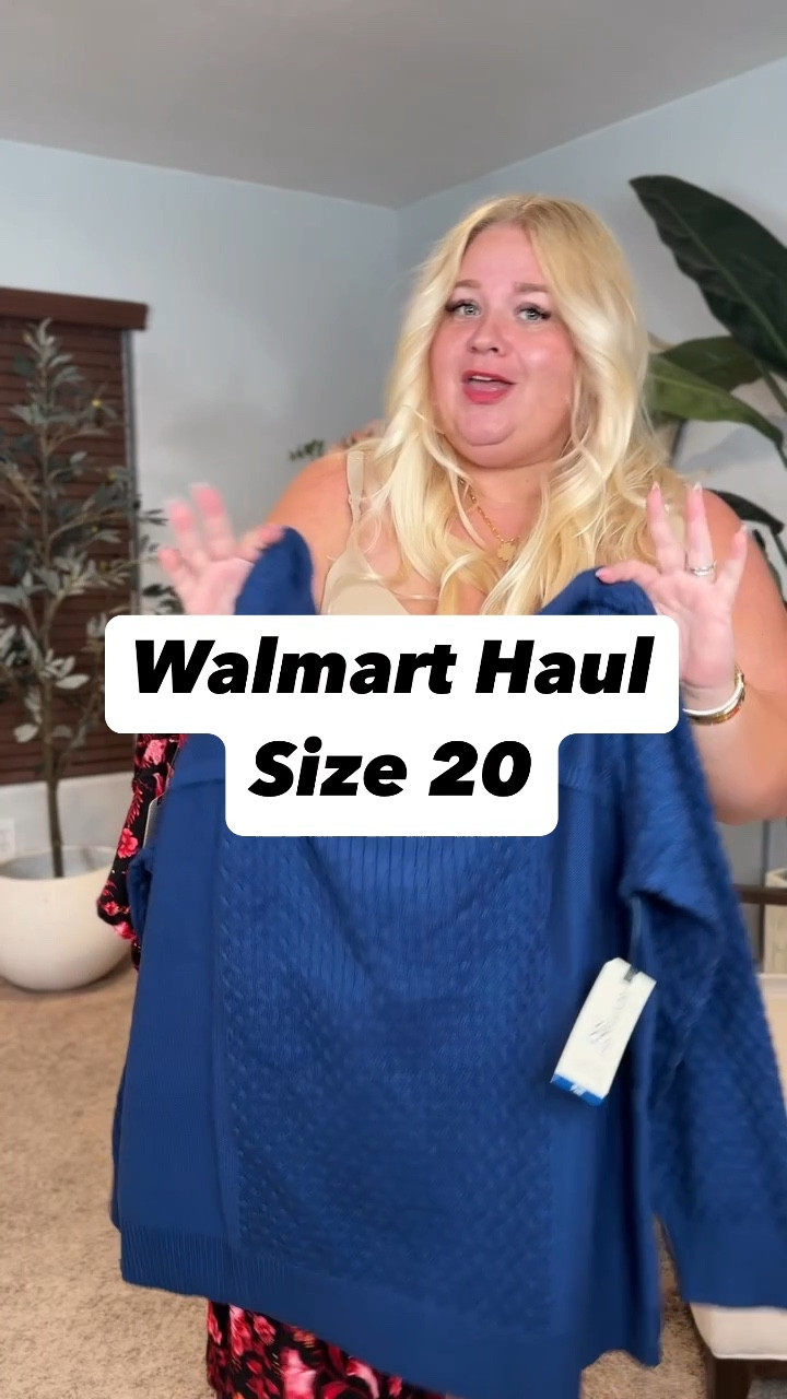Walmart haul
Dress 2x (non stretch)
Sweater 2x 
Update: these are out of stock but I linked very similar sweaters that are on sale 

#LTKFindsUnder50 #LTKOver40 #LTKSaleAlert