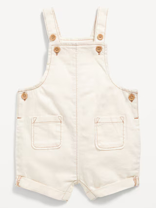 Pocket-Front Jean Shortalls for Baby | Old Navy (US)