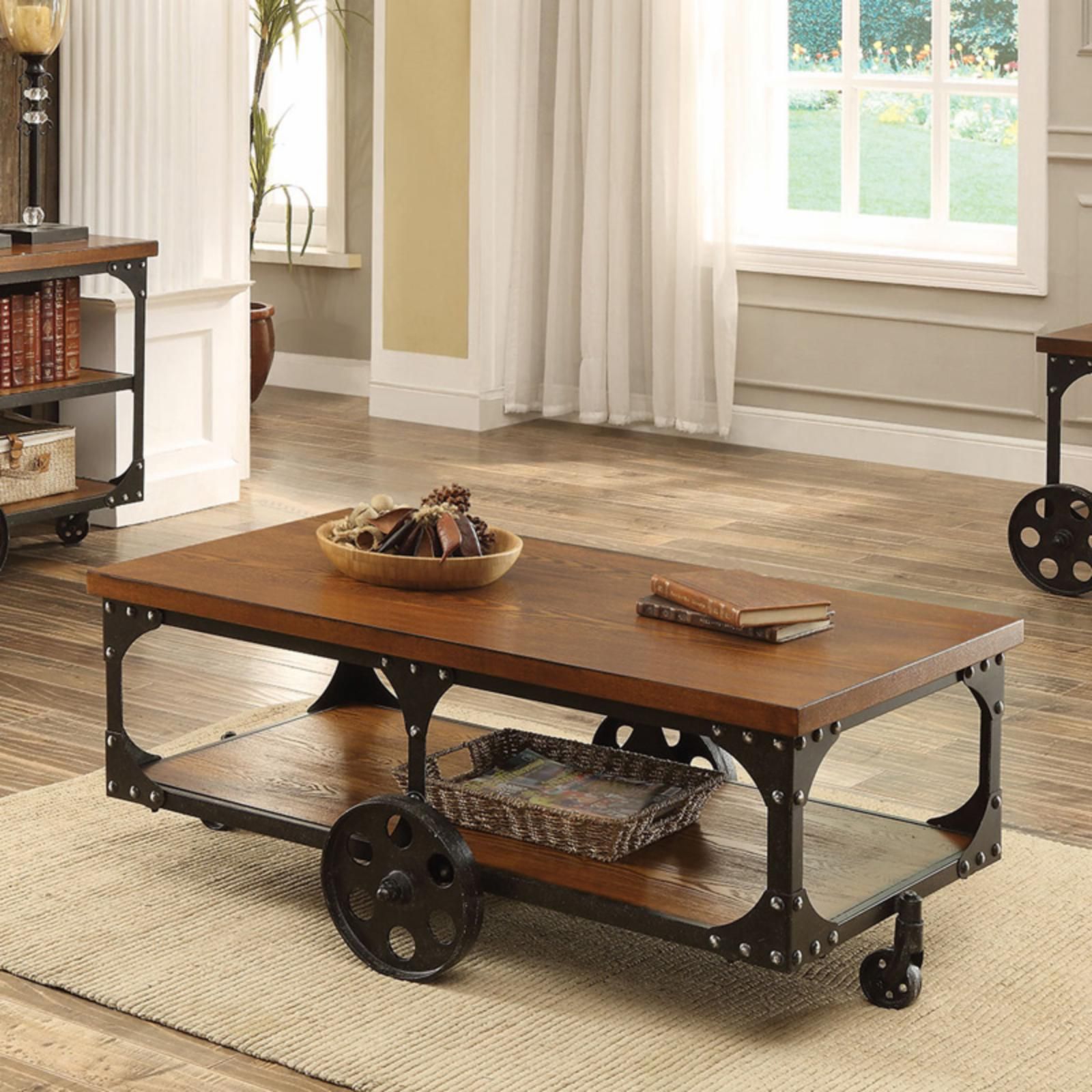 Coaster Furniture Coffee Table with Casters | Hayneedle