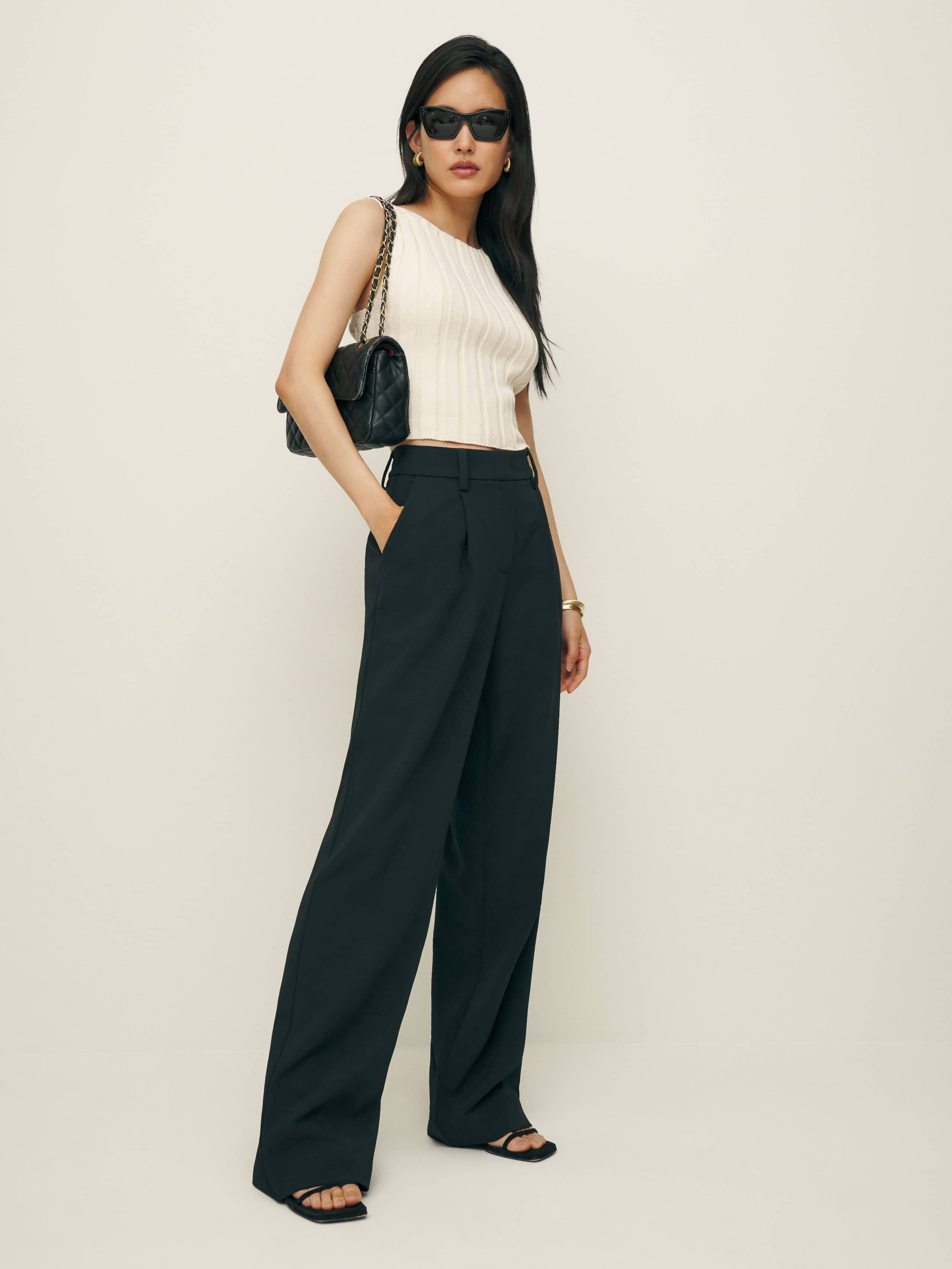 Alex Mid Rise Pant | Reformation (Global)