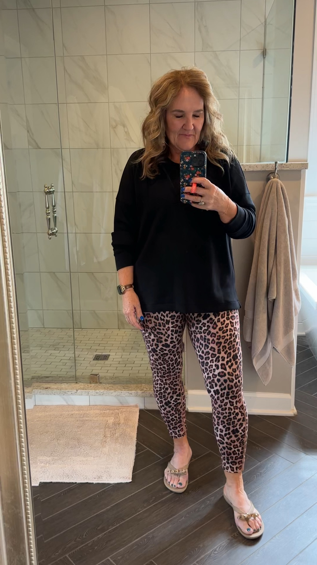 Legging size 12. Avail 4-22. 

Air essentials polo size XL 10% off code NANETTEXSPANX

casual outfit post poll. I might change for our dinner guests? I might not! 

#LTKActive #LTKOver40 #LTKMidsize