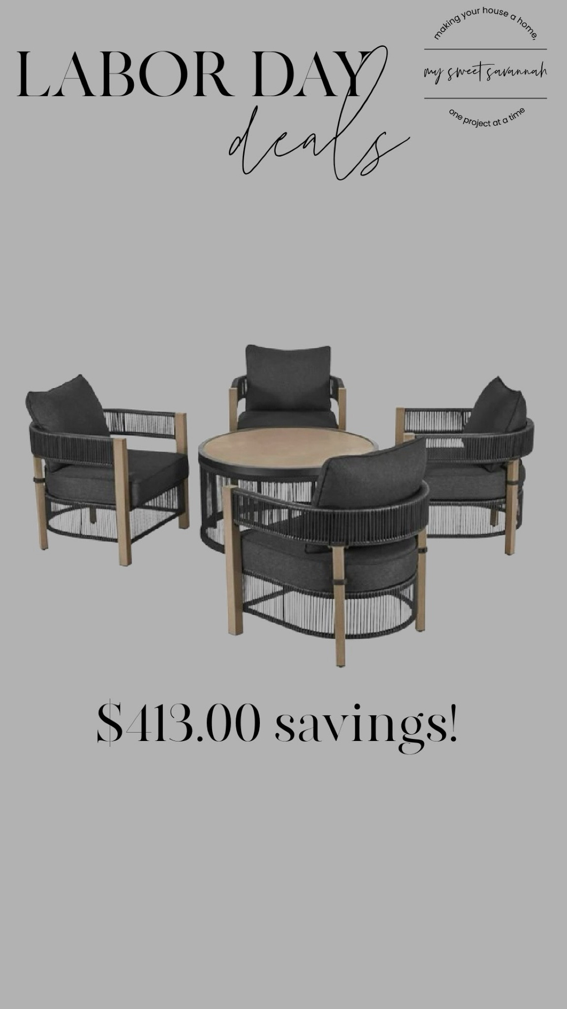 Upgrade your outdoor space with the highly sought-after Walmart outdoor table and chair set, now on major sale! This stylish and durable set features a sleek table with a weather-resistant finish and comfortable chairs that are perfect for lounging or entertaining. The modern design complements any patio or backyard, while the easy-to-clean materials ensure it stays looking great season after season. Don’t miss this chance to create the outdoor oasis of your dreams at an unbeatable price!

#LTKHome #LTKSaleAlert #LTKSeasonal
