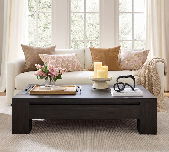 Folsom Storage Rectangular Grand Coffee Table (60") | Pottery Barn (US)