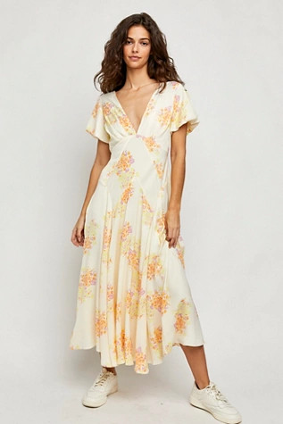 Laura Printed Midi Dress | Free People (Global - UK&FR Excluded)