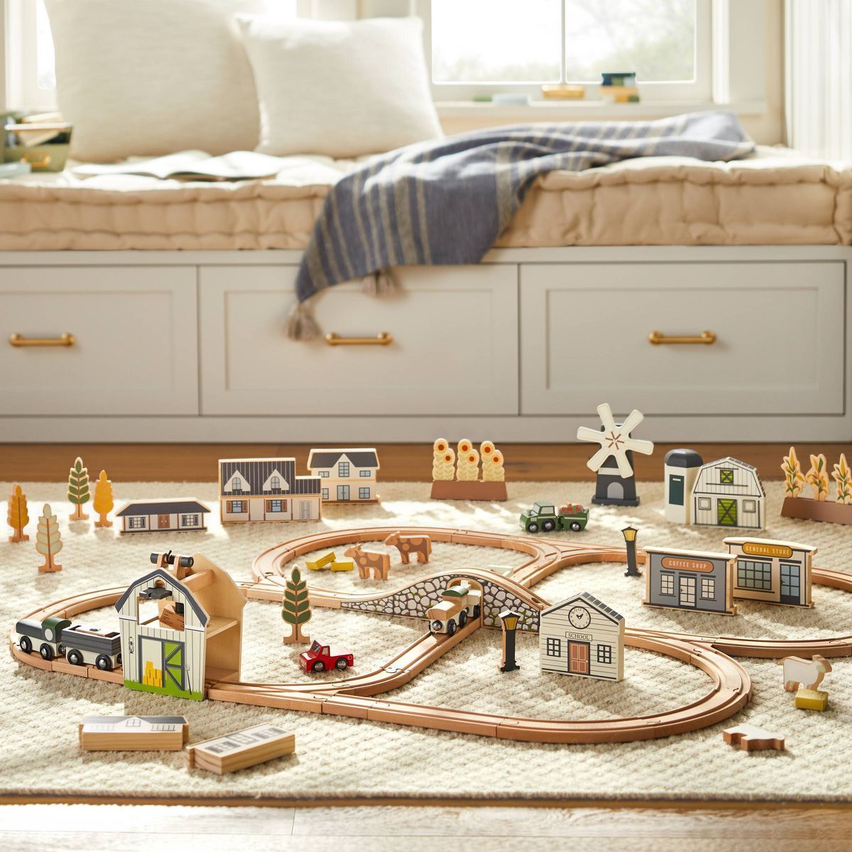 Toy Train Track Set - 84pc - Hearth & Hand™ with Magnolia | Target