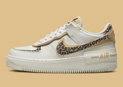 Nike Air Force 1 Shadow Low Leopard Sail Sesame CI0919-120 s 12 Women = 10.5 Men | eBay US