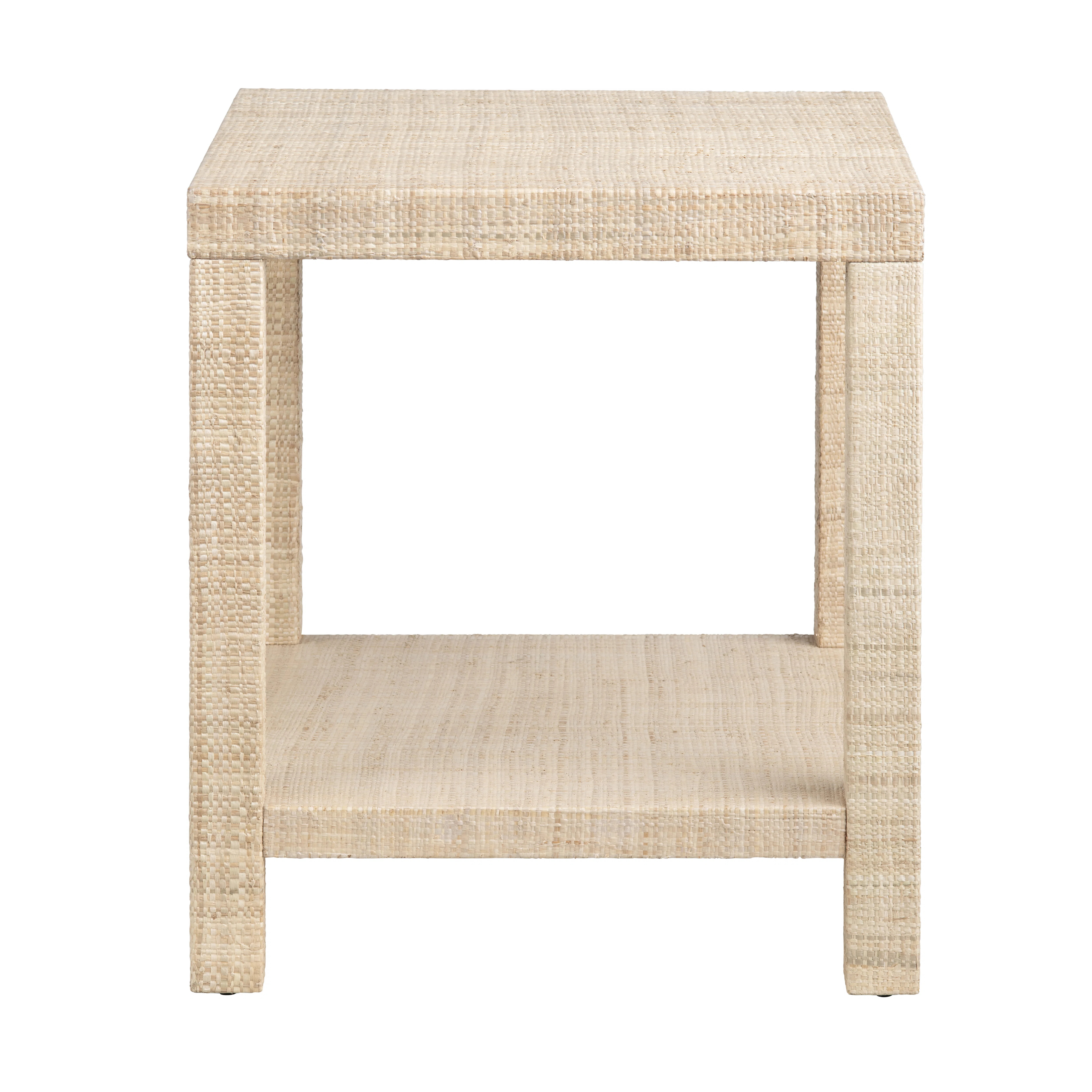Red Barrel Studio® Montrail Raffia Square End Table & Reviews | Wayfair | Wayfair North America