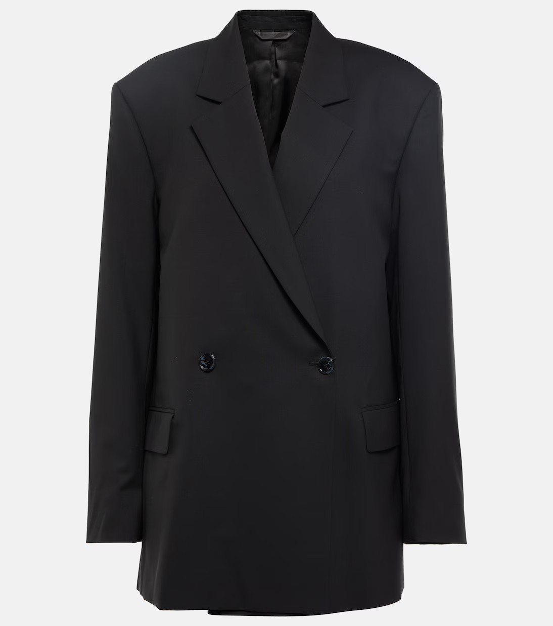 Acne StudiosDouble-breasted wool-blend blazer | Mytheresa (US/CA)