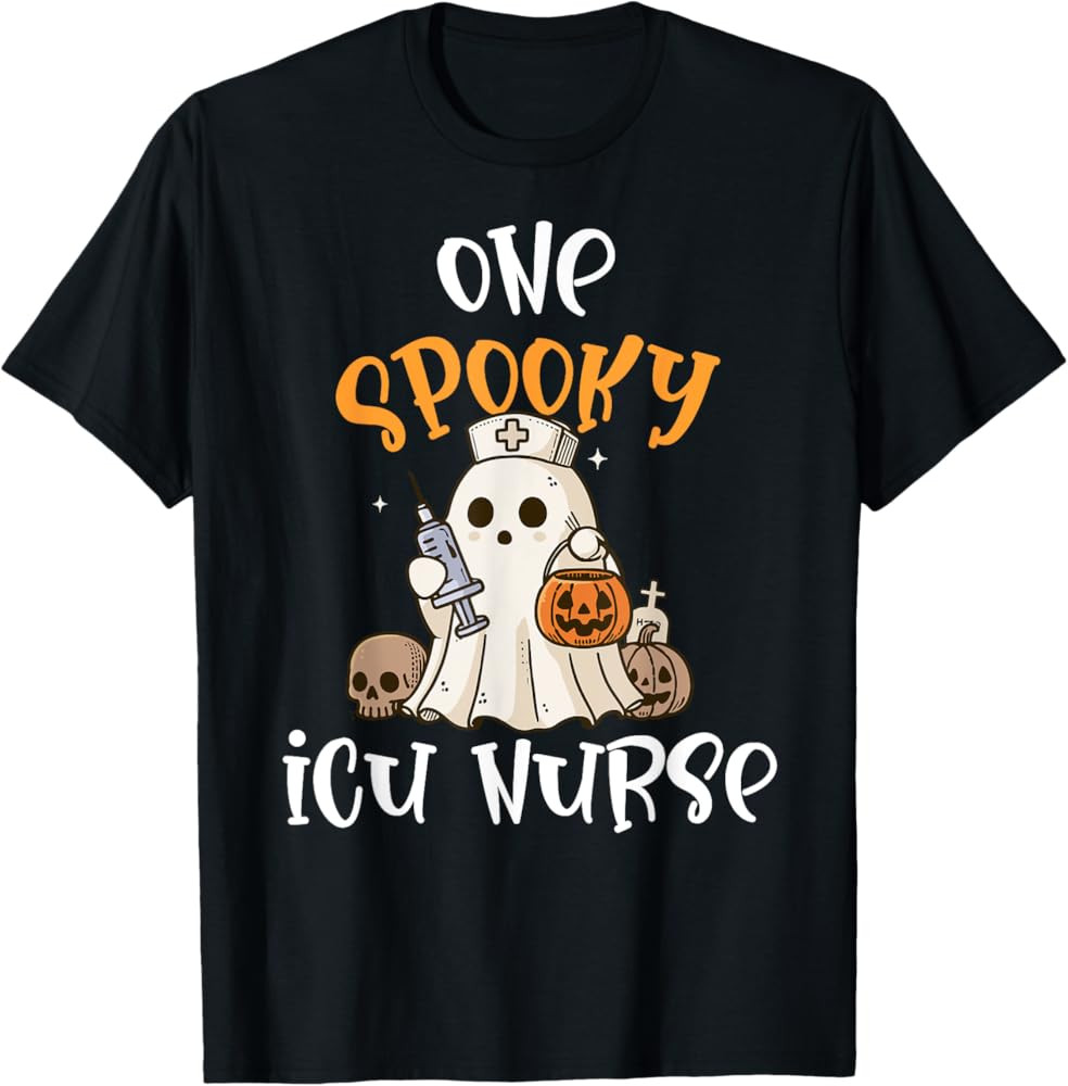 Nursing Halloween Icu Nurse Halloween T-Shirt | Amazon (US)