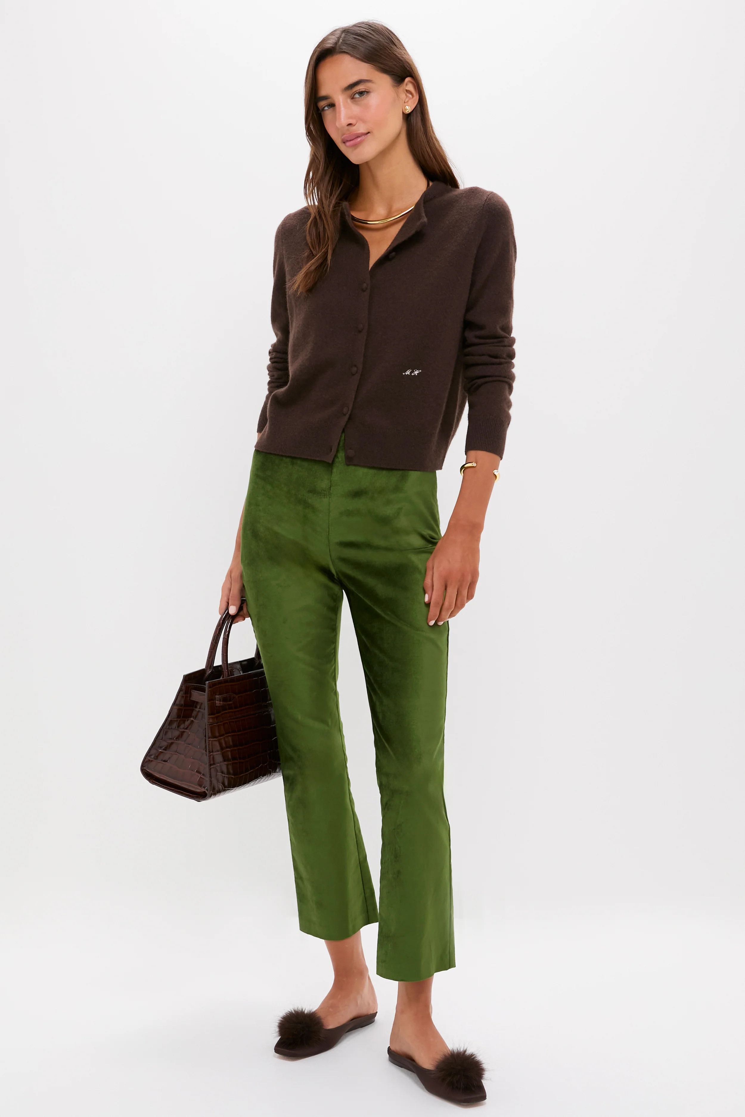 Green Velvet Ashford Pants | Tuckernuck (US)