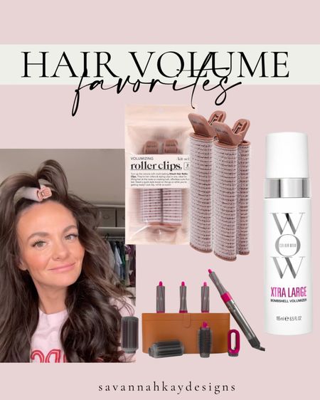 My secrets to full hair with volume 

Start by using Color Wow on the crown section of my hair (I have extensions so I keep this to my natural hair only) and then round brush with my Dyson. I use the clips to keep the hair high as it cools and I finish my makeup!

@dyson @kitsch @colorwow #volume #hair #setting #clips #hairstyling #hairttips #hairtricks

#LTKBeauty #LTKStyleTip #LTKFindsUnder50