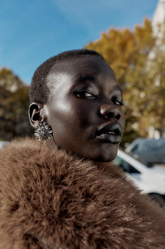 FLORAL JEWEL EARRINGS | Zara US