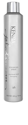 Kenra Platinum Finishing Spray 26 80% | Maximum Hold Hairspray | Fast-drying, Non-Flaking, Non-Drying | Humidity-Resistant |All-Day Style Retention |High-Shine Finish |All Hair Types | 10 oz | Amazon (US)