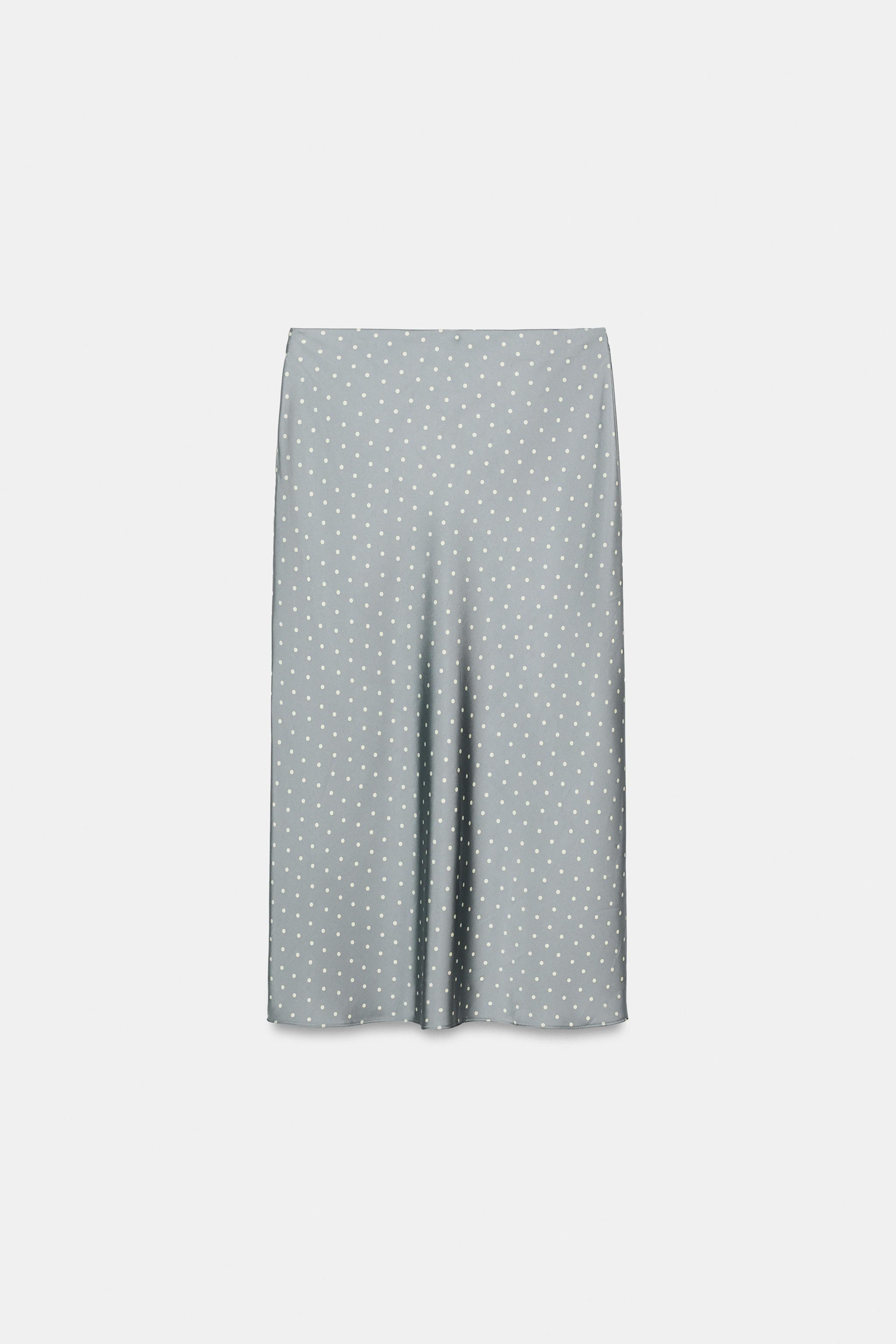 SATIN MIDI SKIRT | Zara UK