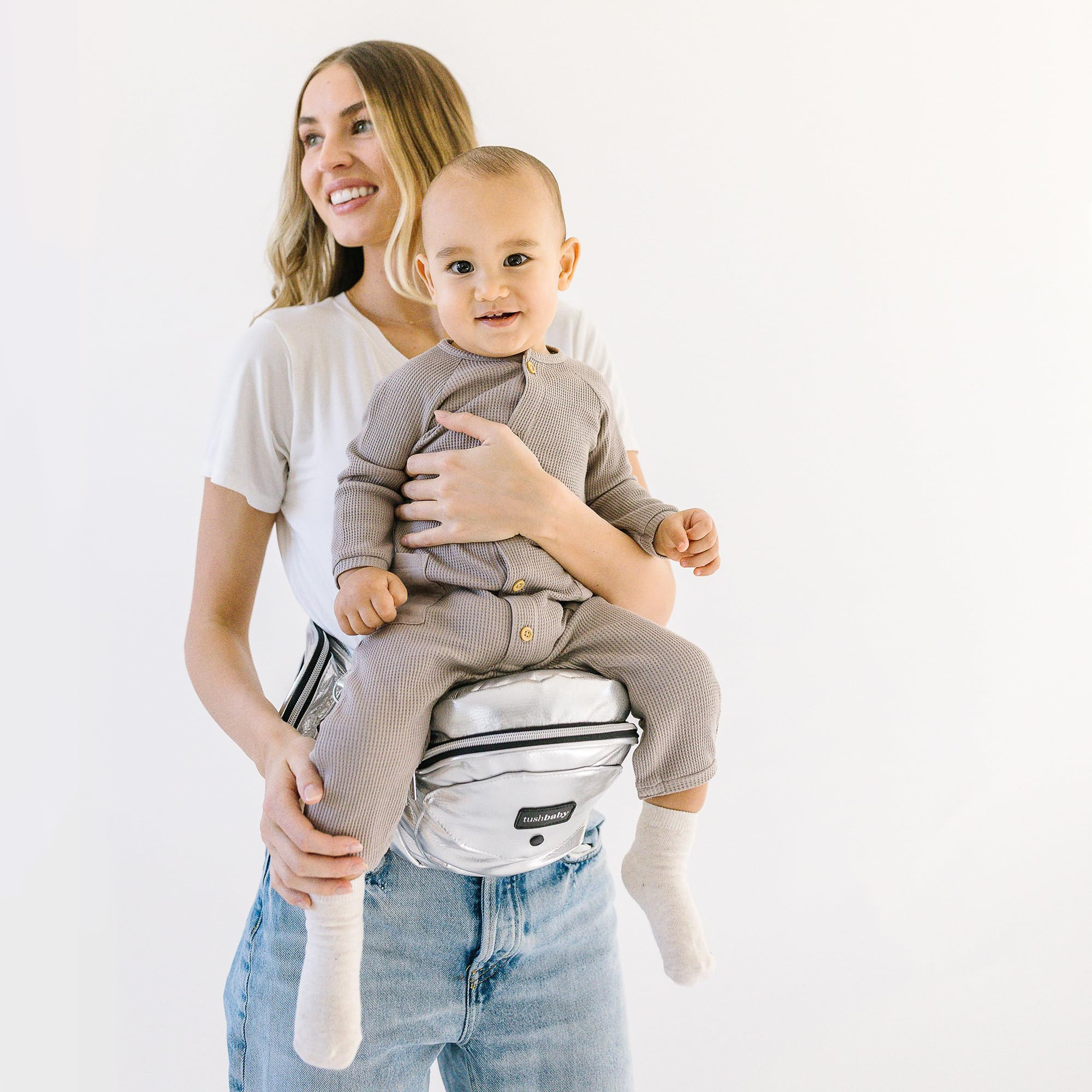 Tushbaby - Safety-Certified Hip Seat Baby Carrier - Mom’s Choice Award Winner, Seen on Shark Ta... | Amazon (US)