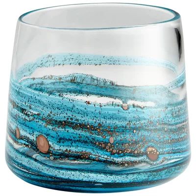 Rogue Decorative Table Vase Cyan Design Size: 8" H x 8.5" W x 8.5" D | Wayfair North America