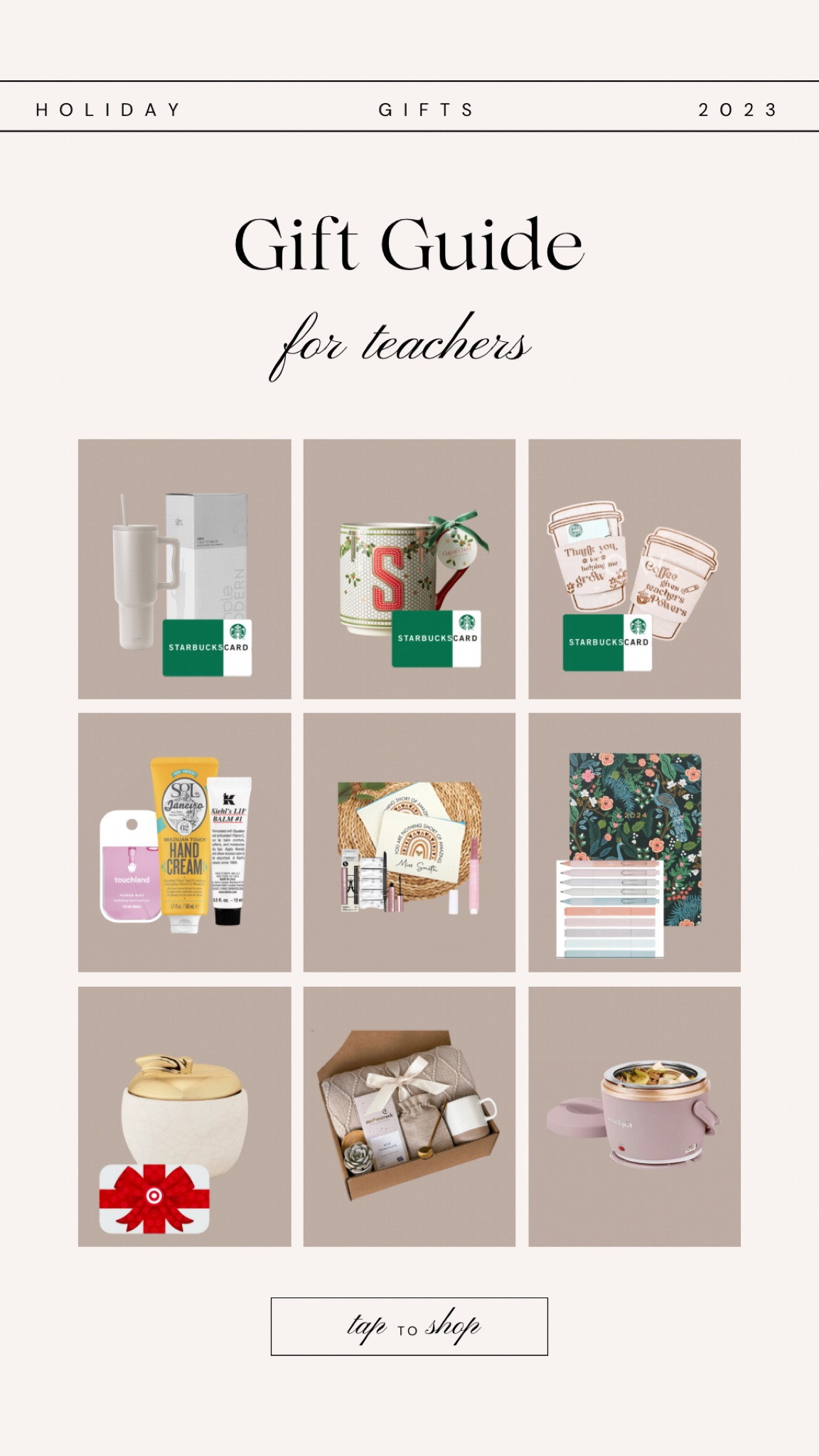 Teacher gift guide, teacher gifts, gifts for teacher, daycare gifts, daycare gift guide

#LTKSeasonal #LTKGiftGuide #LTKHoliday