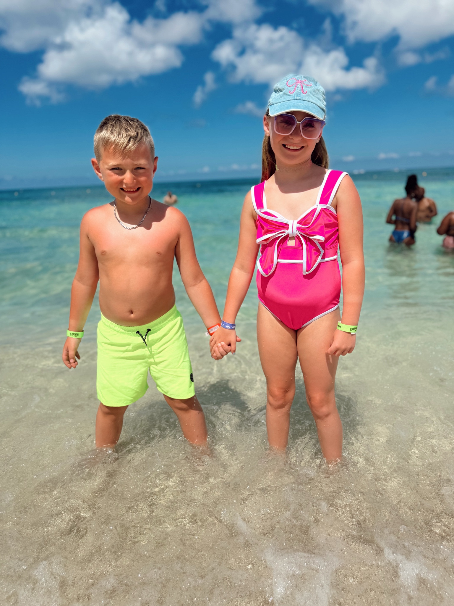 Tommy’s swim trunks under $10