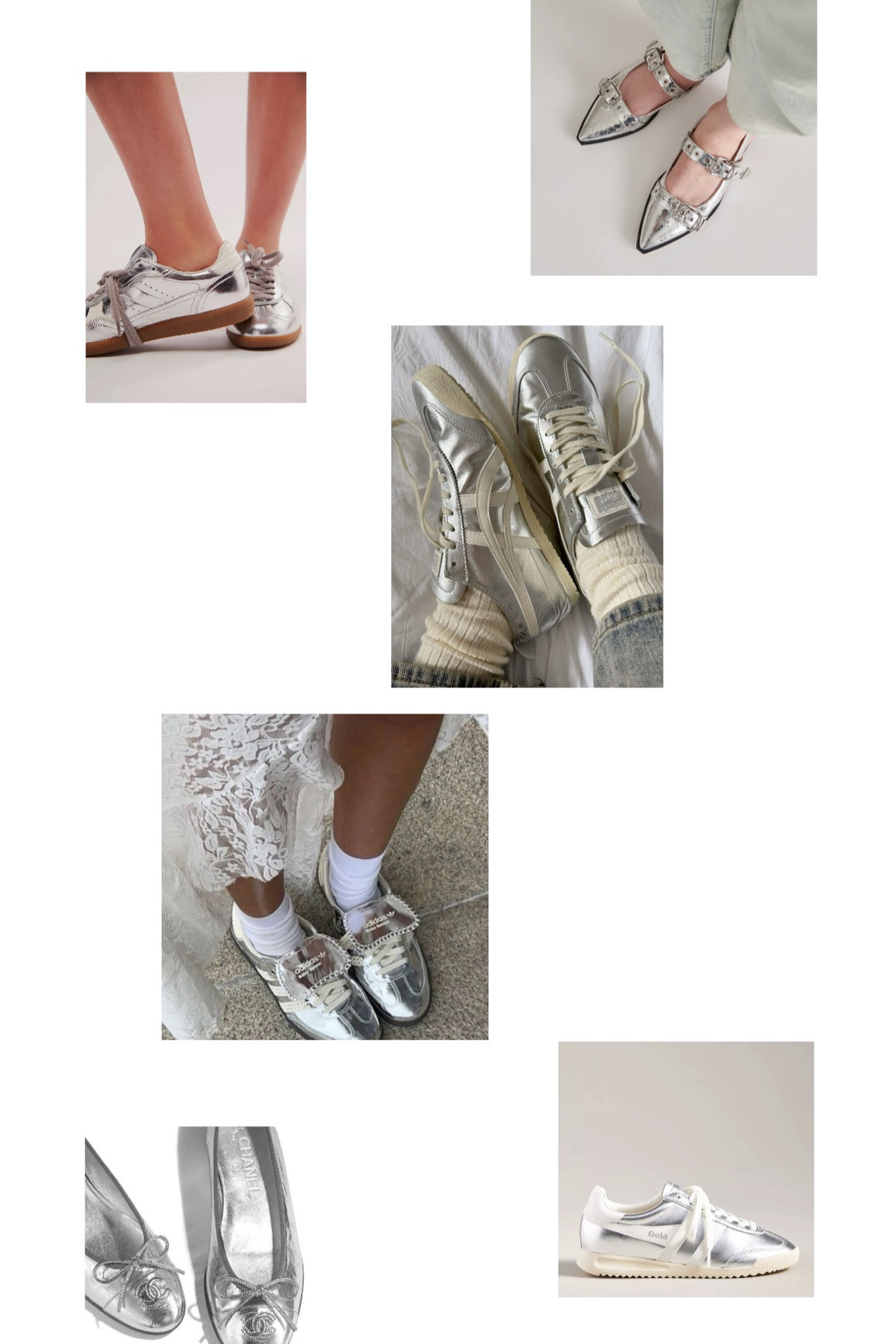 A shoe trend im loving this fall! Linking all kinds of options for the perfect chrome shoe. 👟