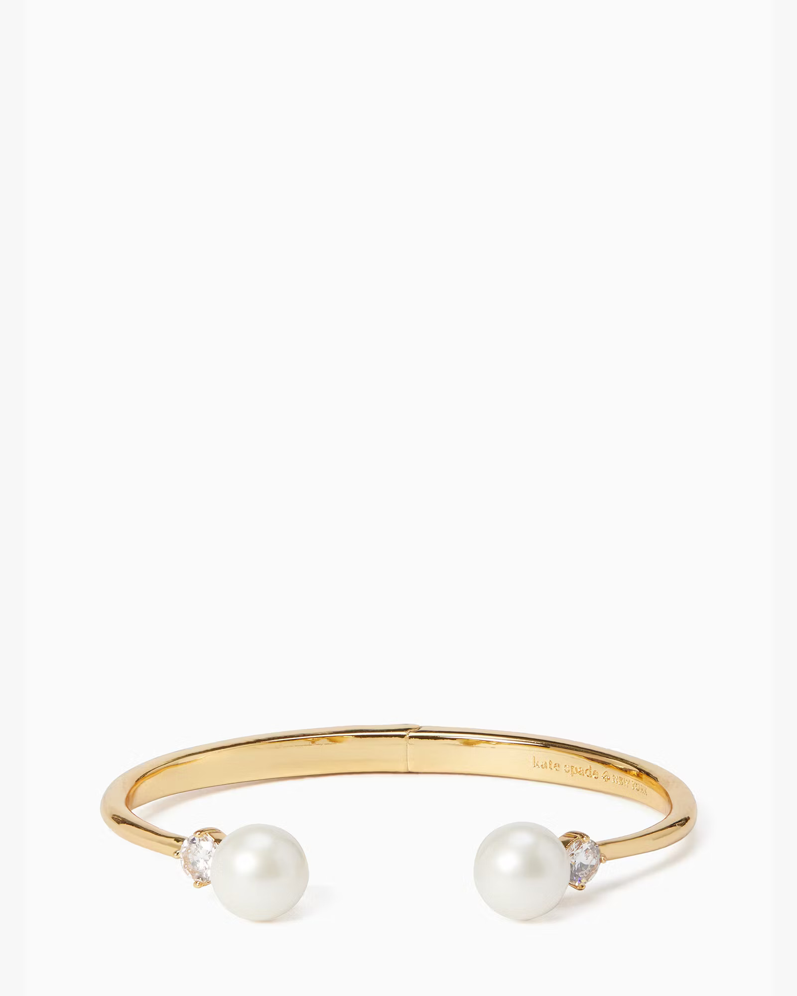 Pearls Of Wisdom Open Hinged Bangle | Kate Spade Outlet