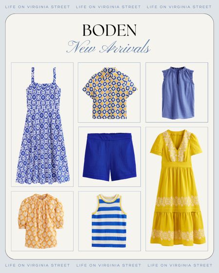 The cutest new outfit arrivals from Boden! I’m loving these colorful outfits featuring solids and graphic prints in this embroidered dress, ruffle sleeve top, cropped button up top, puff sleeve top, striped sweater vest, pull-on shorts, sundress and more!
.
#ltkover40 #ltkfindsunder50 #ltkfindsunder100 #ltkstyletip #ltkworkwear #ltkwedding #ltktravel #ltkshoecrush #ltksalealert #ltkmidsize

#LTKfindsunder100 #LTKsalealert #LTKSeasonal
