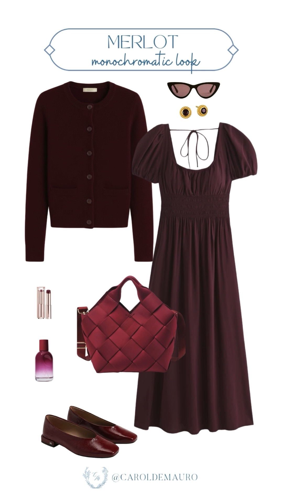 Sipping on some serious style with this Merlot monochromatic look! There's just something so effortlessly chic about dressing head-to-toe in a rich, deep hue like this. Perfect for fall days and elegant evenings.

palette pick, classy vibes, burgundy dress, fall fashion, brunch style, vacation inspo, sweater weather, casual look

#LTKU #LTKSeasonal #LTKStyleTip