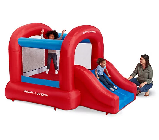 Radio Flyer Backyard Bouncer Jr. House - QVC.com | QVC