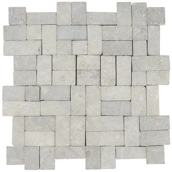 Countryside Interlocking 11.81” x 11.81” Natural Pebblestone Mosaic Floor and Wall Tile | Wayfair North America